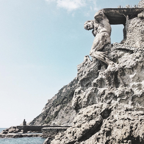 STATUA DEL GIGANTE - MONTEROSSO - CINQUE TERRE - LA SPEZIA