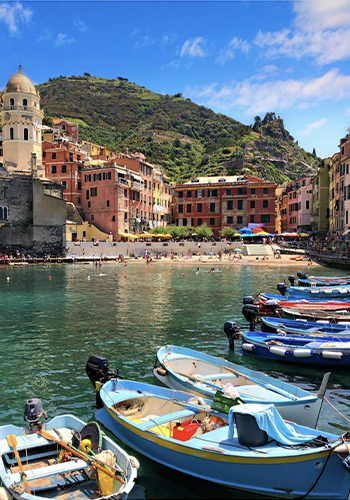 VERNAZZA - CINQUE TERRE - PORTO E SPIAGGIA DI VERNAZZA