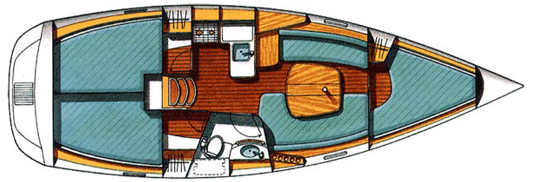 NOLEGGIO SAGI - OCEANIS 331 CLIPPER