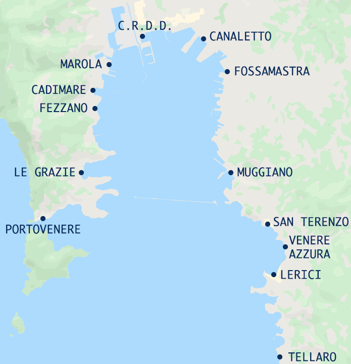 GOLFO DELLA SPEZIA - GOLFO DEI POETI - 13 BORGATE MARINARE