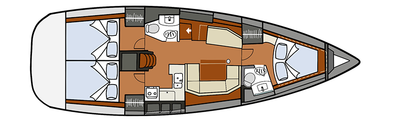 LOCAZIONE BARCA A VELA SUN. ODYSSEY 42I